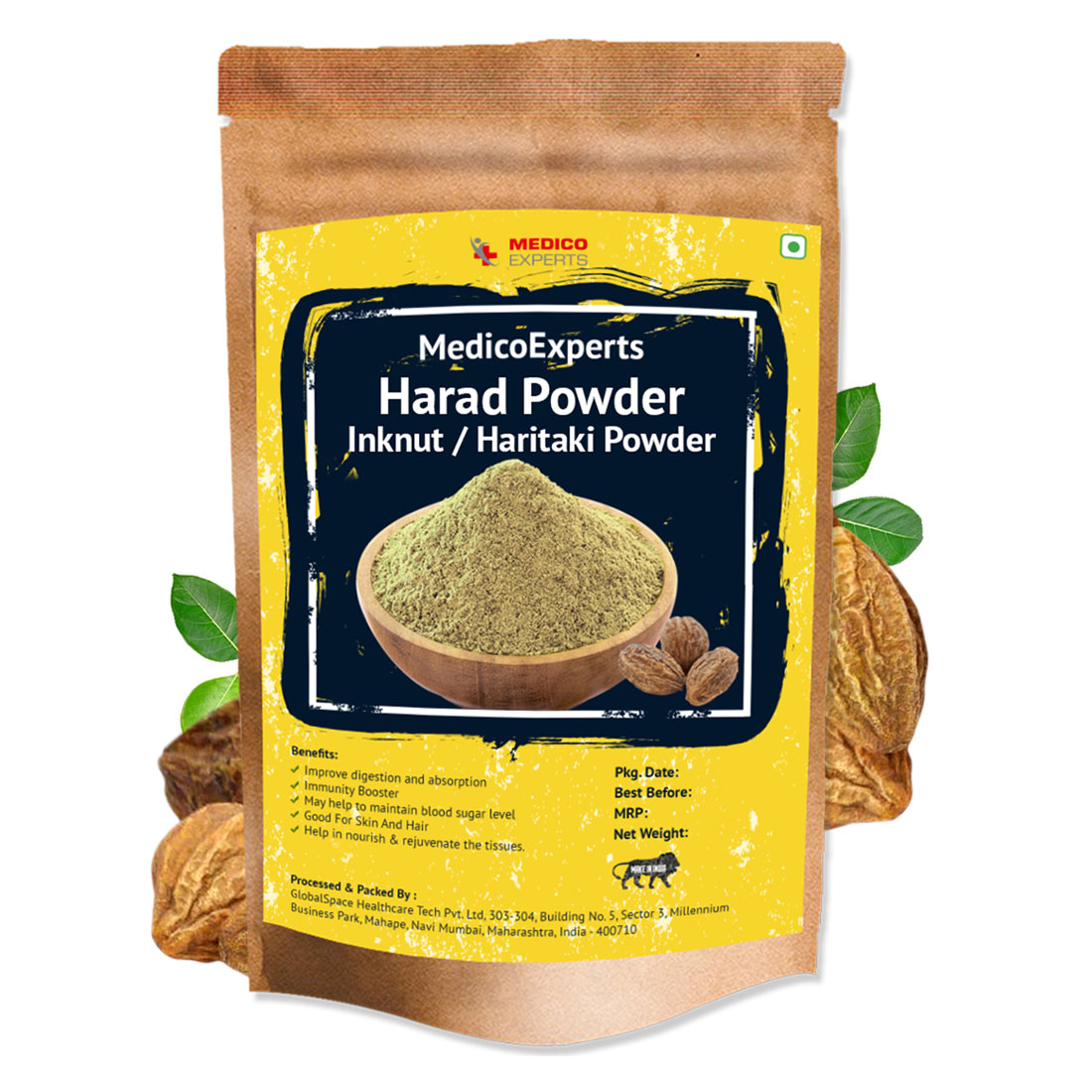 MedicoExperts Haritaki Powder for Healthy Skin Gut