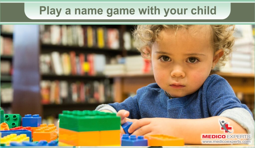 Play a name game with your child