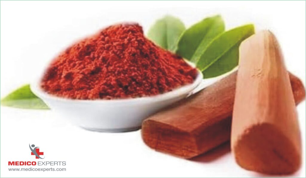 How to use red sandalwood for glowing skin?