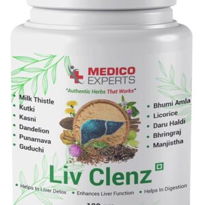 MedicoExperts liv clenz Ayurvedic Liver Detox Helps in Repairing From Fatty Liver